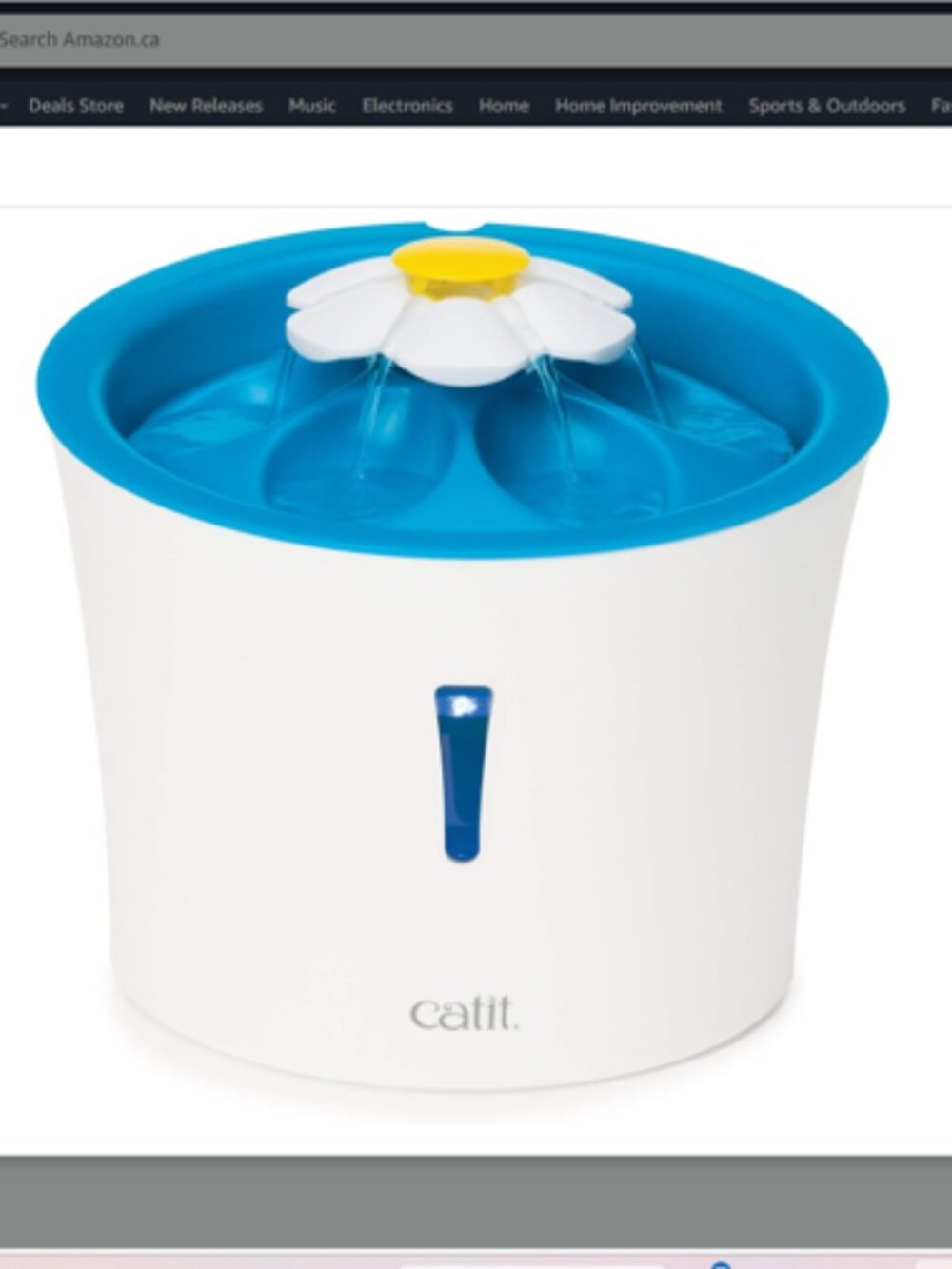 Catit LED Flower, Cat Water Fountain